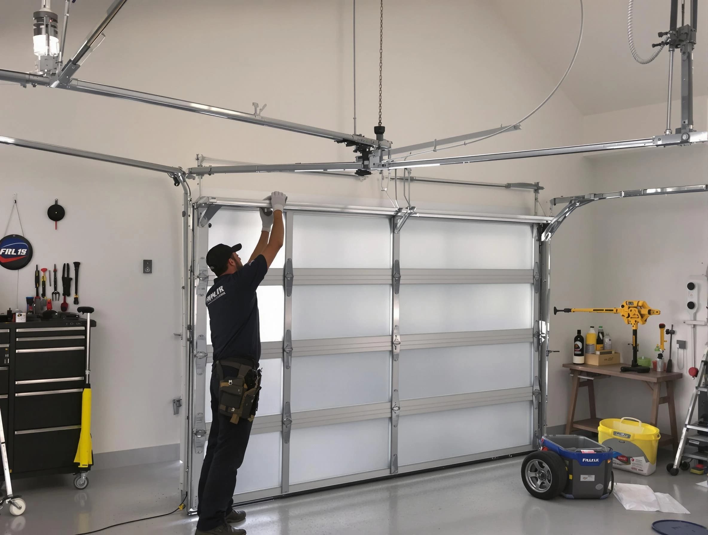 New Haven Garage Door Pros certified team performing precision garage door installation in New Haven